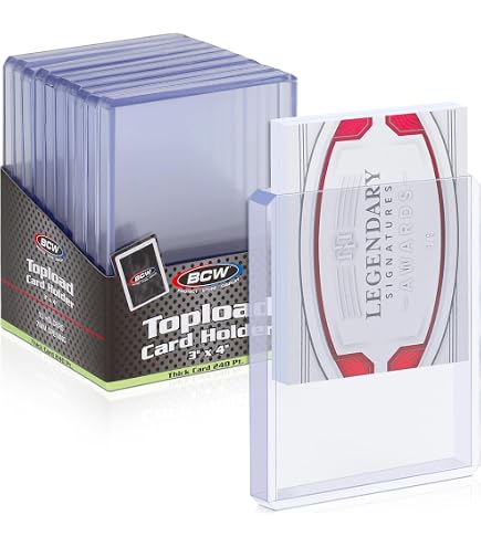 Platinum Protectors Thick Penny Sleeves for up to 240pt Thicker Cards Auto Jersey Patch Cards (200 Pack) : Toys & Games