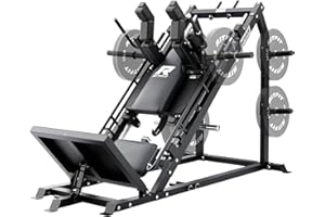 RitFit Gazelle Pro 3 in 1 Leg Press and Hack Squat Machine - High-Tensile Steel Leg Press Machine, 2000 lbs Capacity, Adjustable Angles, Hack Squat Machine with Weight Storage