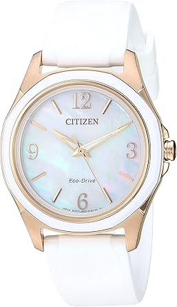 Citizen Correa de silicona Eco-Drive de acero inoxidable de ...