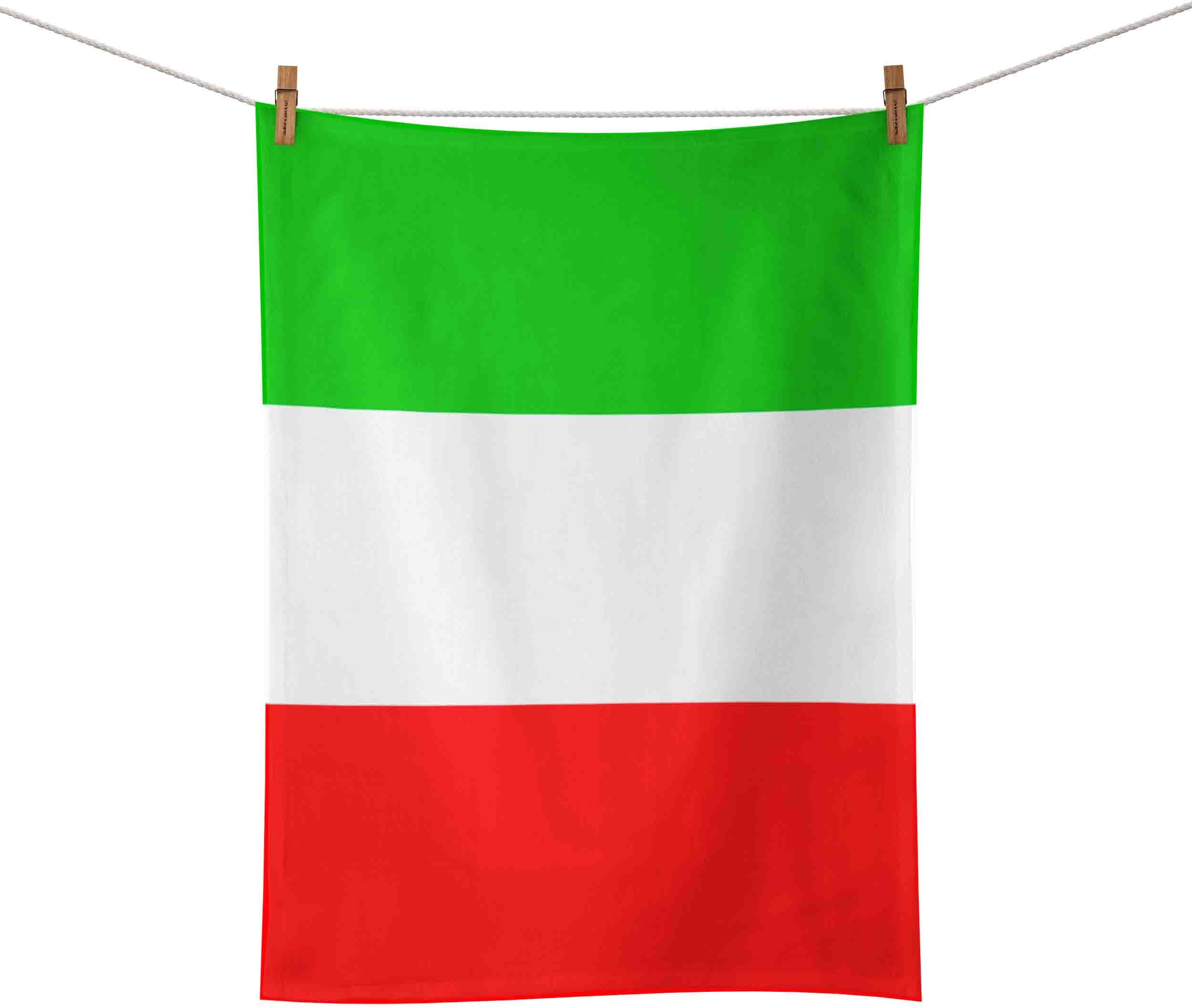 Country Flag - Italy Tea Towel
