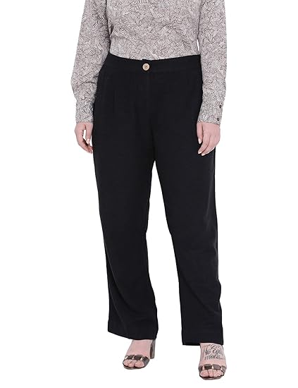 women's plus size cotton pants