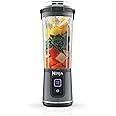 Ninja Blast Portable Blender, Cordless, 18oz. Vessel, Personal Blender for Shakes & Smoothies, BPA Free, Leakproof Lid & Sip Spout, USB-C Rechargeable, Dishwasher Safe Parts, Black Glitter, BC152JB