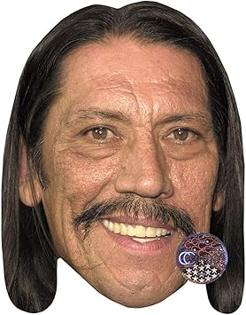 Celebrity Cutouts Danny Trejo Smile Cardboard Mask Amazon De Spielzeug