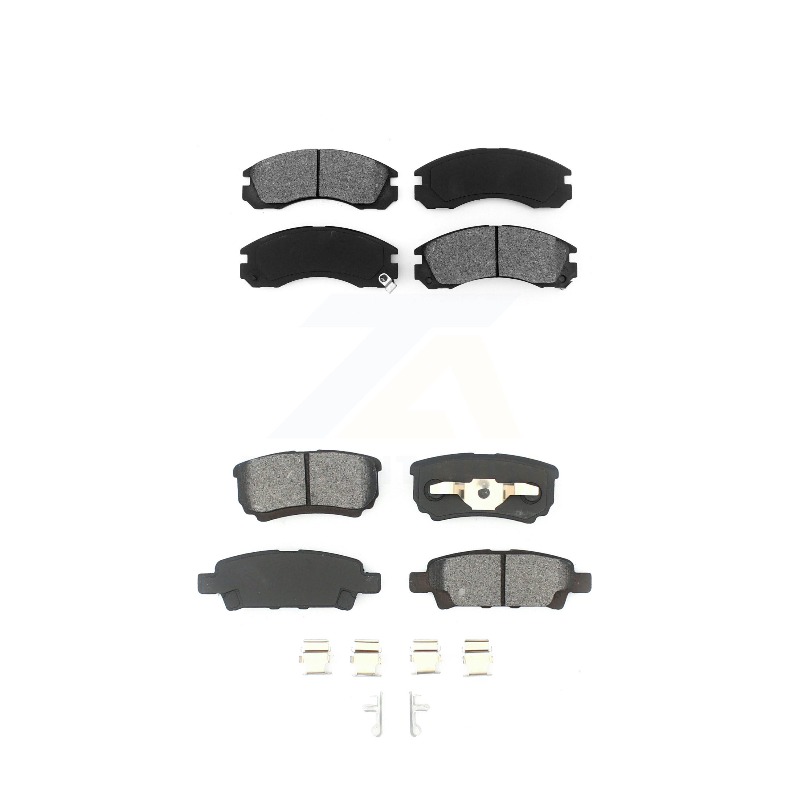 SIM Front Rear Semi-Metallic Brake Pads Kit