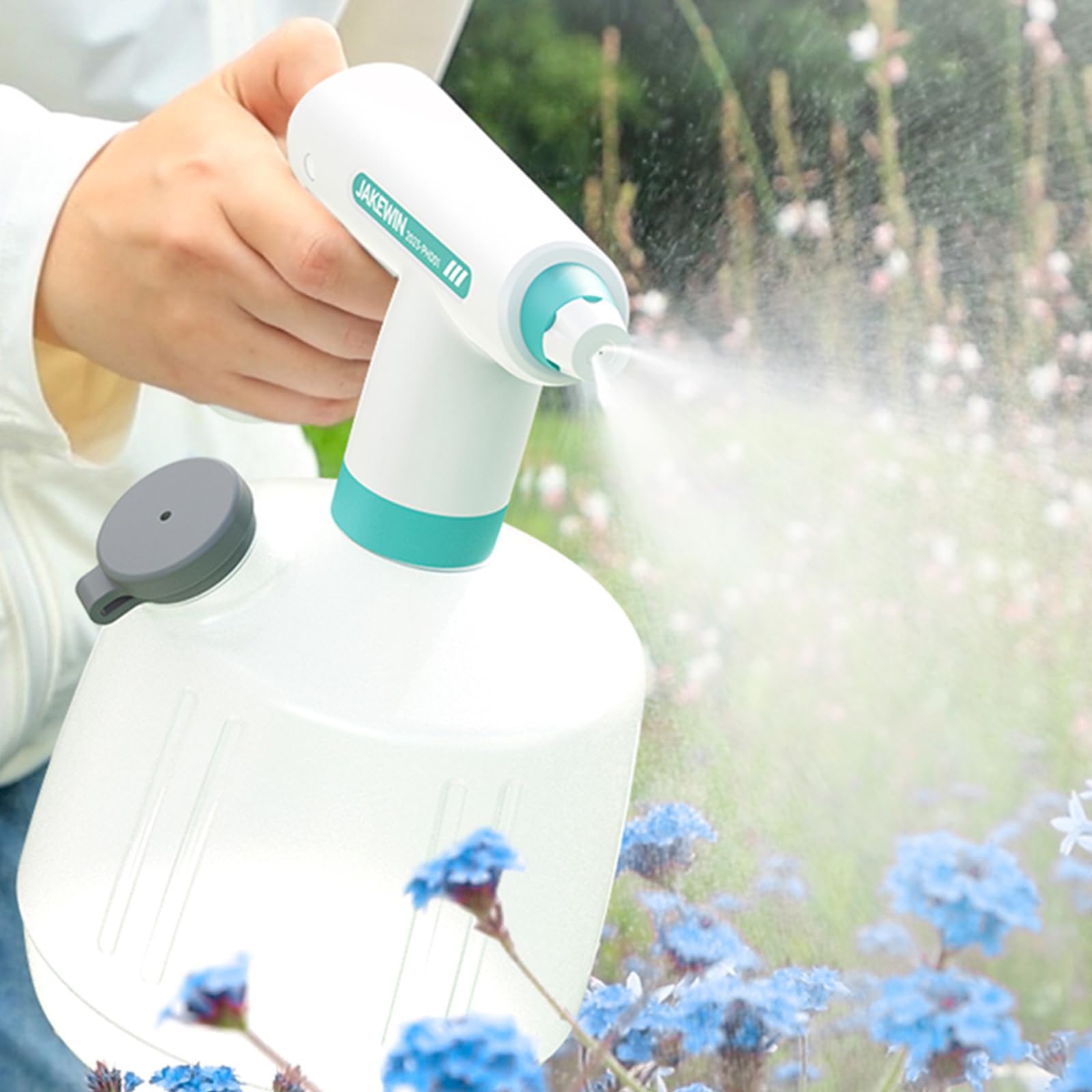 Photo 1 of DMYNI Electric Spray Bottle 2L, USB-C Rechargeable Battery Powered Automatic Plant Sprayer Mister for Indoor Plants