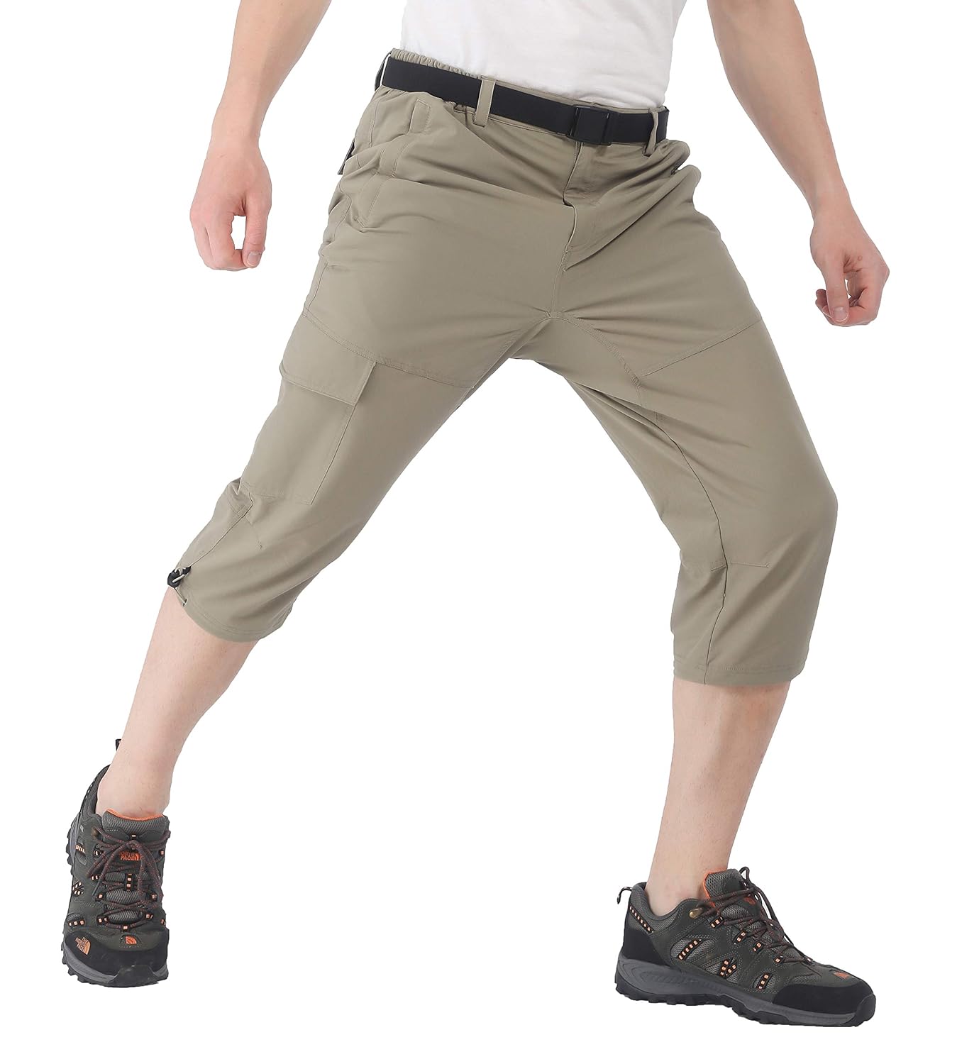 stretchy cargo shorts