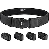 VISMIX Duty Belt, 2" Police Security Nylon Duty Belts Law Enforcement with 4 Belt Keepers