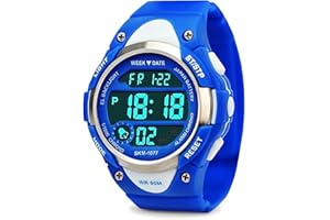 cofuo Boys Girls Sport Digital Watch, Kids Outdoor Waterproof Electronic Watches with LED Alarm Stopwatch