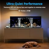 NICREW UFO Aquarium Air Pump 400 L Ultra Silent <37 dB Dual Outlets 2.5W view 4