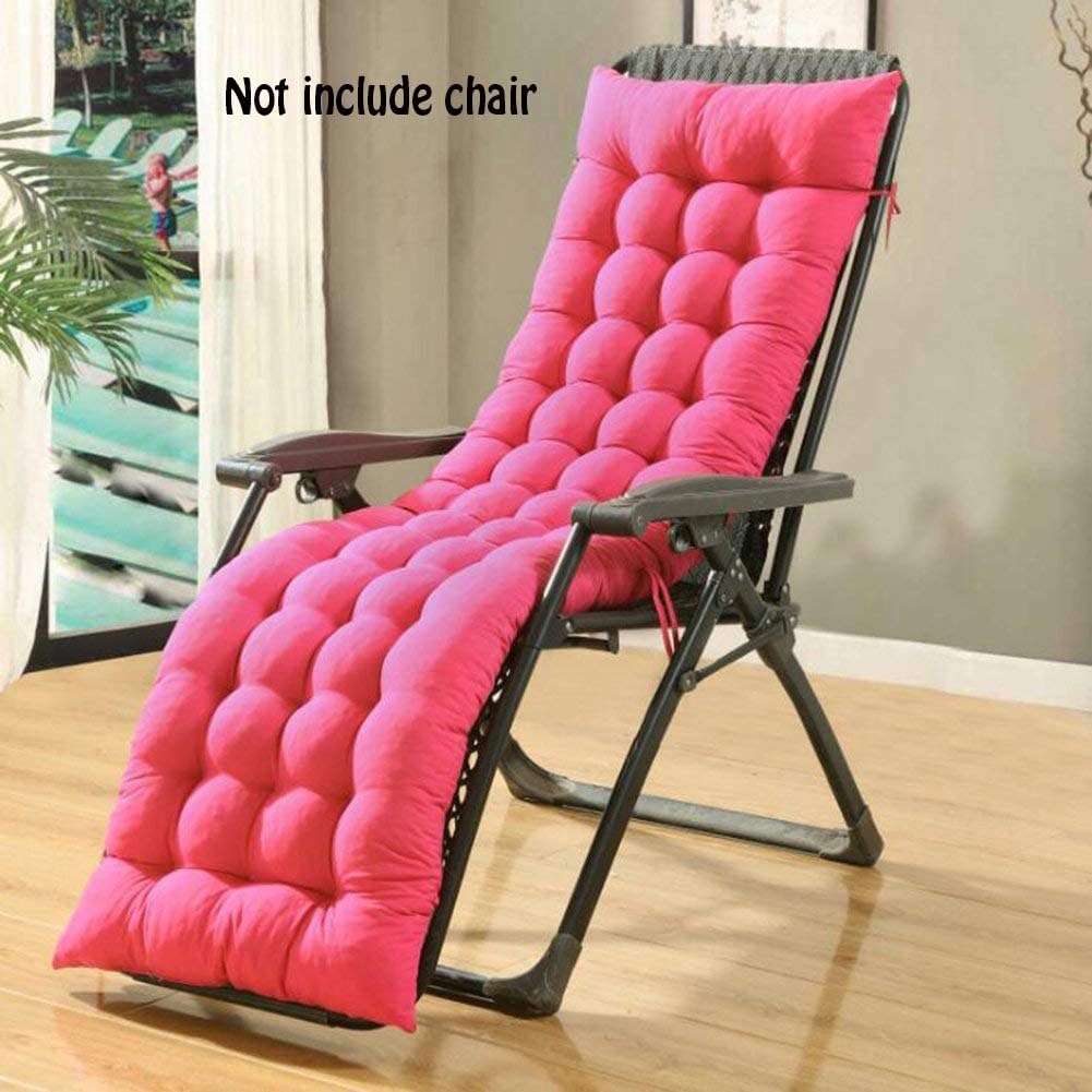 mony Sun Lounger Cushion Patio Garden Deckchair Recliner Lounge Thick Pad Outdoor Seating Cover size 160 * 48 * 8CM…