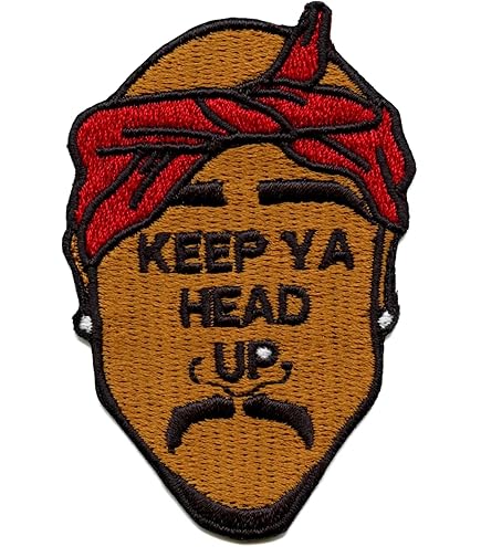 Amazon.com: 2Pac Tupac Patch Cut Out Logo Official