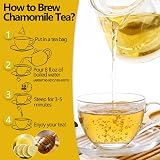 ULTHMOK 135 Premium Chamomile Tea Bags 100% Chamomile Flowers Caffeine Free view 6
