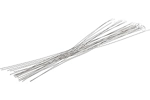 THE BEADSMITH Griffin Soft Twisted Wire Needles, Fine Flexible Beading Needle, Pack of 25, Large Round Eye and Easy to Thread, Collapsible Eye Holds Threads, German Made, Use for Pearl Knotting and Silk Cord