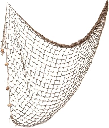 Nuobesty - Red de pesca decorativa para fiestas con temática náutica de