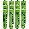 GSUIVEER AAA Nimh 600mAh 1.2v Rechargeable Battery for Outdoor Solar Lights Garden Lamp (12 Pcs AAA)