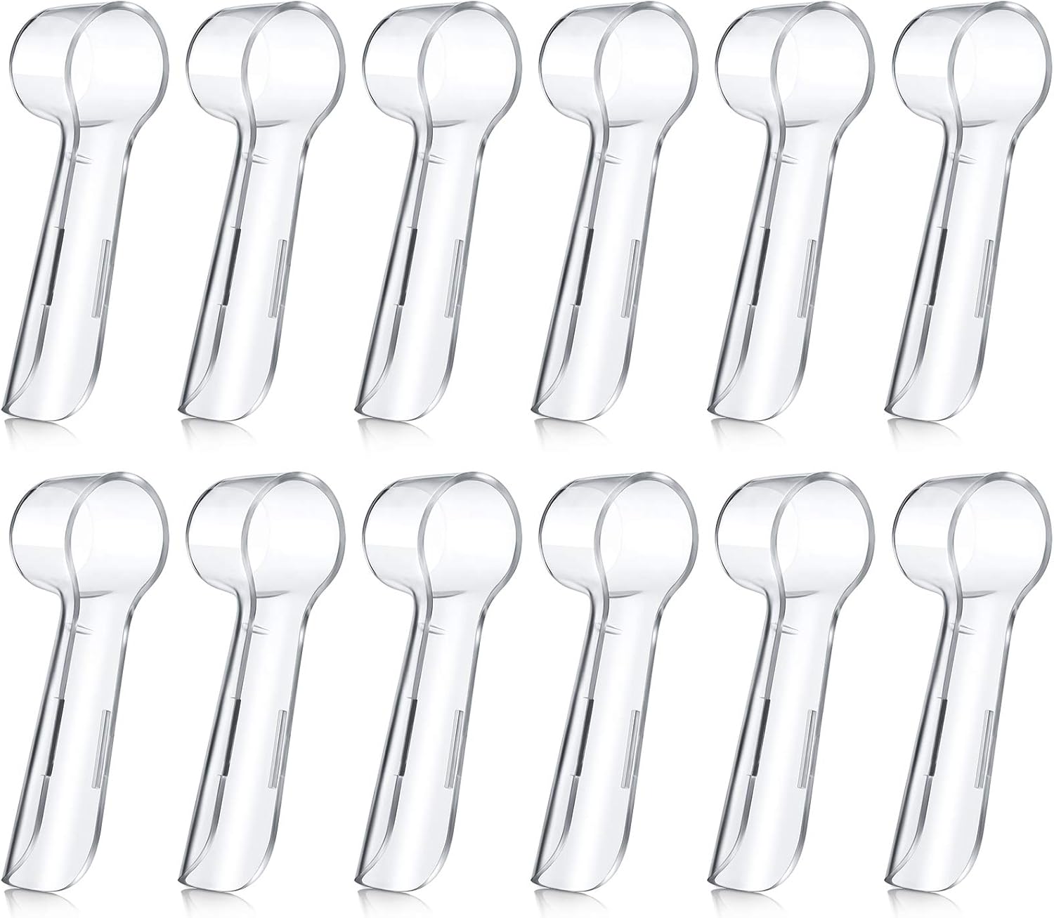 12 Pieces Electric Toothbrush Cover Brush Head Protection Cover Reusable Electric Toothbrush Heads Cover Replacement Brush Heads Cover Caps to Keep Dust Away for Travel Camping