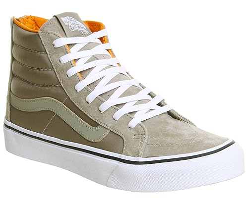 vans sk8 hi silver