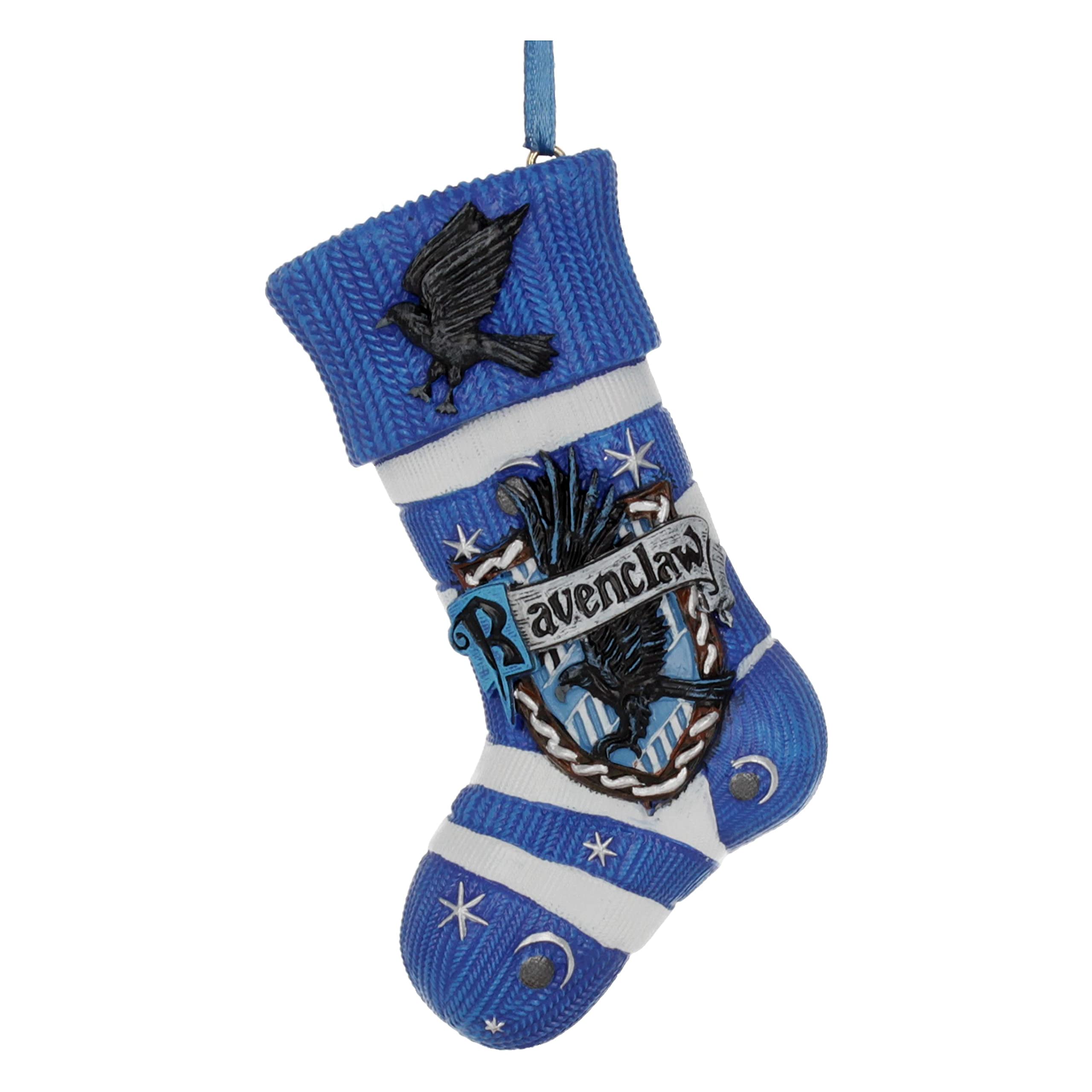 Nemesis Now Officially Licensed Harry Potter Ravenclaw Stocking Hanging Ornament, Blue — image 1