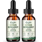 5000MG 2 Pack Citrus Bergamot Liquid Drops, Citrus Bergamot Supplement for High Cholesterol, High Absorption - Cholesterol Lowering, All - Natural, Immune Support, Antioxidant, Soursop Bitters Liquid