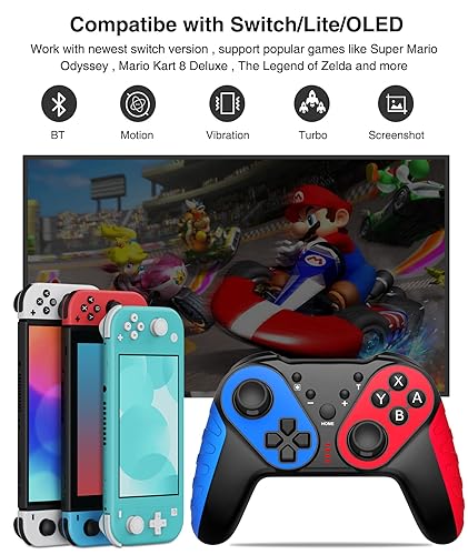 Switch Controller, Wireless Pro Controller for Nintendo Switch