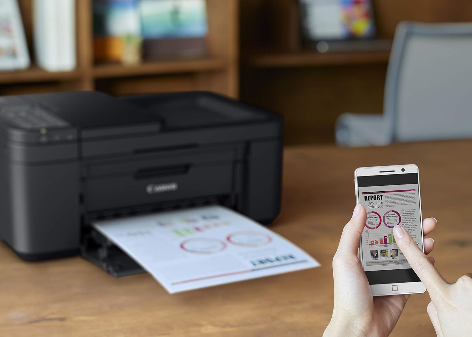Canon PIXMA TR4520 Wireless All in One Photo Printer with Mobile Printing, Black,  Dash Replenishment Ready: Electronics
