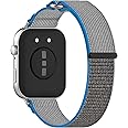 Chofit Elastic Watch Band Compatible with Huawei Watch Fit 3/Fit 4/Fit 4 Pro Bands,Breathable Nylon Loop stretchy Adjustable Strap Replacement Wristbands