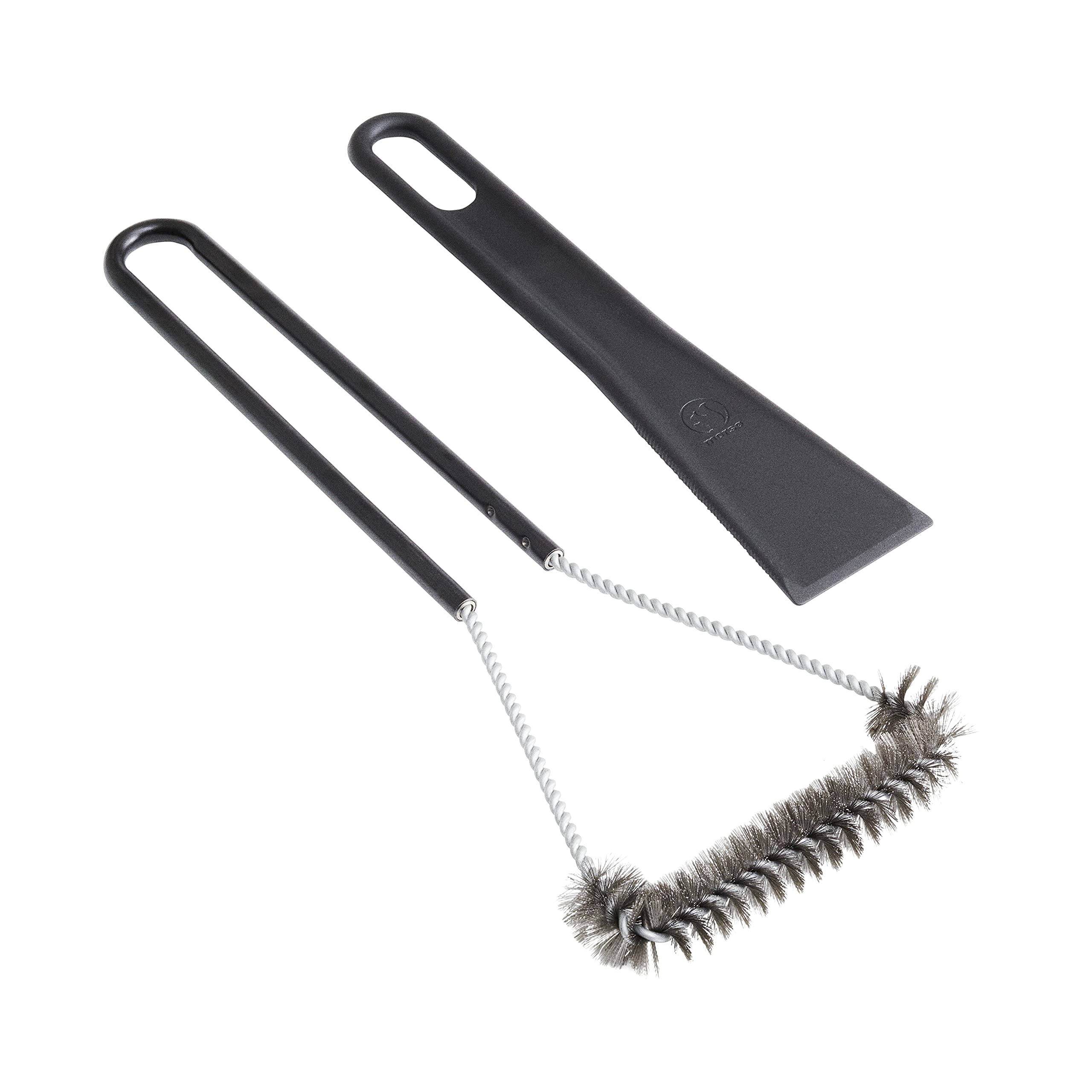 Morsø 2in1 Grill Cleaning Set - Stainless Steel Brush and Nylon Scraper
