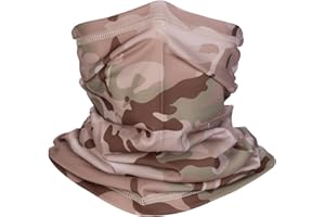XY3545HS Camo Neck Gaiter Face Mask Ski Scarf for Men&Women UV Protection Windproof for Fishing Hunting Cycling