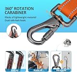 IOKHEIRA Dog Seat Belt Car Harness ISOFIX LATCH Safety Orange view 3