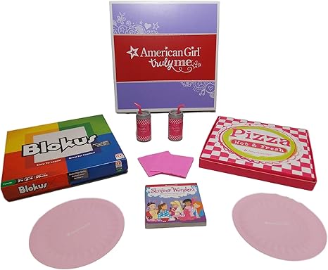 american girl doll pizza party set