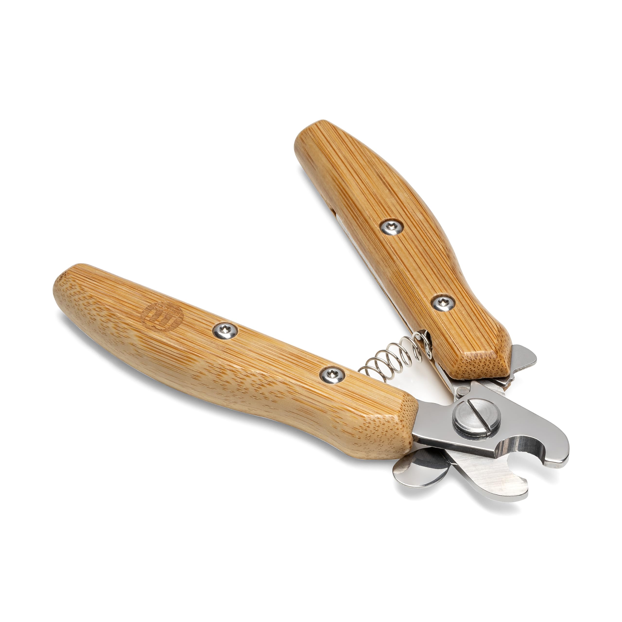 Mikki Bamboo Claw Clipper For Dogs & Cats, With Safety Stop to Reduce Risk of Over Clipping, Micro-serrated Blades for a Clean Cut, Blade Lock for Safe Storage, Suitable for All Pets, Small