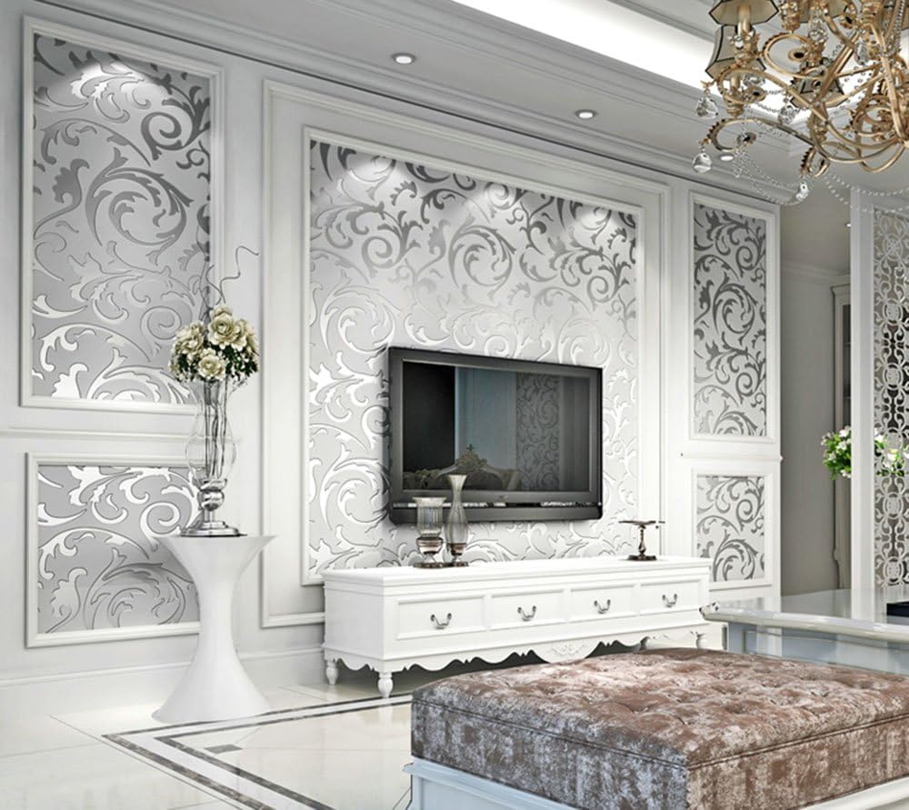 Wallpaper Non-Woven Water 3D Wall Decoration for Living Room Bedroom Hotel Bar (Type 02)