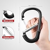 SURDOCA Heavy Duty Pram Hooks Aluminum Clip for Bags 110 lbs Capacity view 3