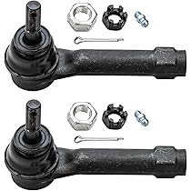 Front Inner & Outer Tie Rod End Kit For Chevy Silverado Tahoe Suburban GMC Sierra 2007-2013 (4 Tie Rods + 2 Boots)