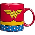 Silver Buffalo DC Comics Wonder Woman Uniform Jumbo Ceramic Mug, 20 Ounces