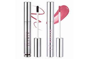 KIMUSE Lip Stain Peel Off & Lip Oli Duo Set, 2 Pcs Long Lasting Lip Liner Stain, Waterproof, Transfer-Proof, Hydrating Shine 