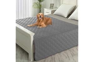 SPXTEX Dog Bed Covers Dog Rugs Pet Pads Puppy Pads Washable Pee Pads for Dog Blankets for Couch Protection Super Soft Pet Bed Covers for Dog Training Pads 1 Piece 82"x82" Light Grey