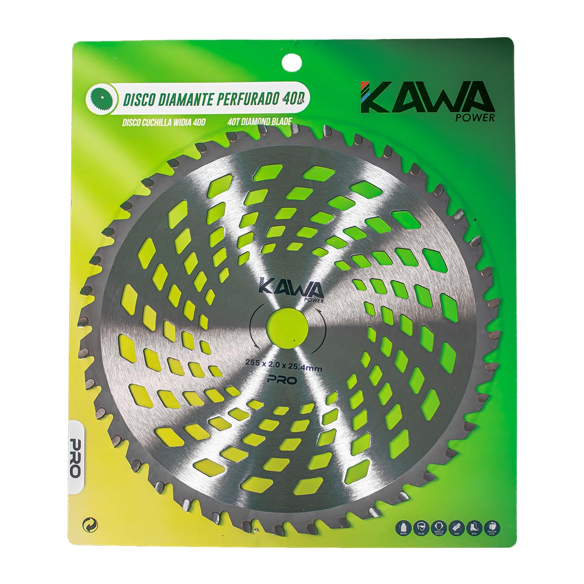Kawapower KW00541 Widia PRO Blade with 40 Brushcutter Tips