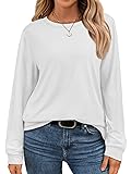 ATHMILE Long Sleeve Shirts for Women Oversized Tees