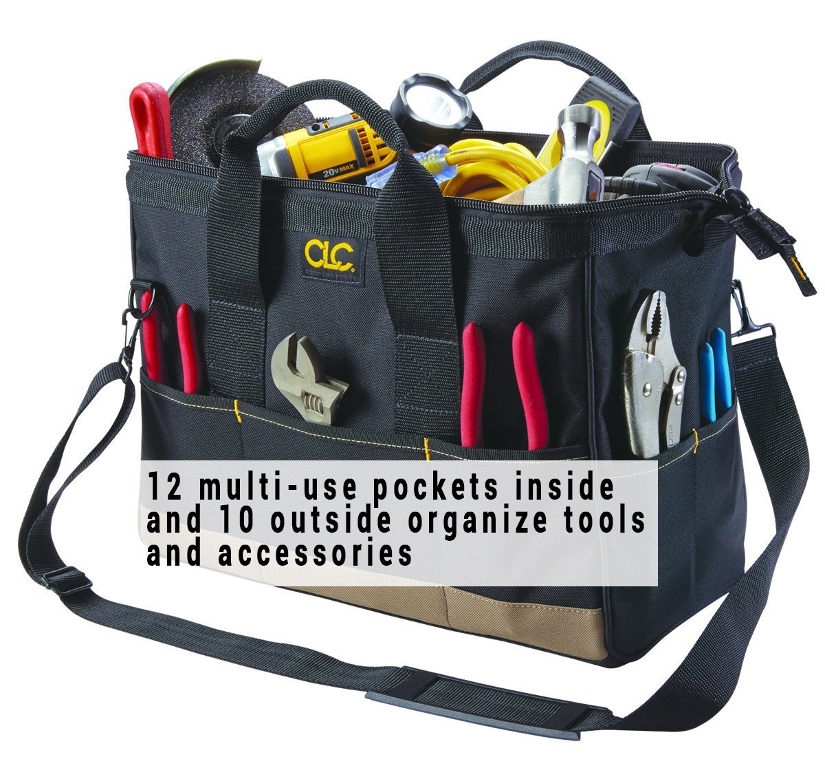22 Multi Pocket Heavy duty installer Tool tote Bag box electrical