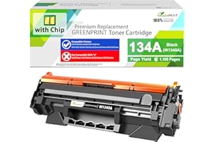 with CHIP Compatible Toner Cartridge 134A W1340A Black 1100 Pages for M207 M207dw M209 M209d M209dw M234 M234d M234dw M234sdw