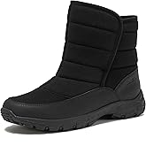 Lands' End Expedition Insulated Winter Boots for Men, Lace Up or Slip On Waterproof Mens Snow Boots, Medium or Wide Width Men's Shoes Size 8 to 13, Black, Brown, Green or Grey