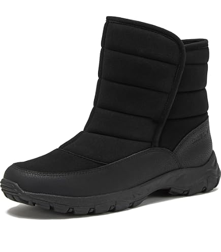 Waterproof Snow Boots Deep Tread Faux Fur Lined Durable Winter POLAR Mens Waterproof Outsole Deep Tread Fully Faux Ecuador  main image 2