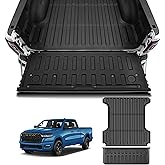 AOMSAZTO 5.7FT Truck Bed Mat & Tailgate Liner Fit for 2019-2026 Dodge Ram 1500 Short Bed Liner (5.7ft,67.4in) Tailgate Mat TPE Replacement for 2026 Dodge Ram 1500 Accessories (Not for RamBox/Classic)