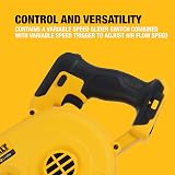 DEWALT 18V XR Compact Blower DCV100-XJ Tool Only Yellow/Black view 6