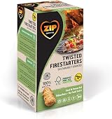Zip Twisted Firelighters 80 Natural Wood Wool Fast Lighting BBQ Wood Burner view 1