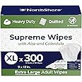 NorthShore Supreme Heavy-Duty Quilted Wipes, X-Large, Case/300 (6/50s)