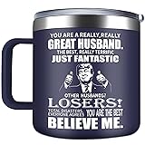 TIKMODERN Great Husband Coffee Mug Funny Gifts for