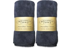 IEDASING'S CHOICE Dog Towel 2 Pack Super Absorbent Quick Drying Microfiber Towel Soft for Dog Bath & Puppy Grooming, Multi-Use, Grey