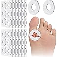 Nuanchu 72 Pcs Callus Cushions Callus Pads for Bottom of Foot Round Corn Cushions Pads for Feet Soft Adhesive Felt Corn for Ball and Side of Foot, Pain Relief from Shoe